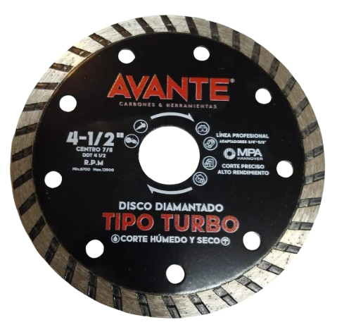 DISCO DIAMANTADO 115 TURBO