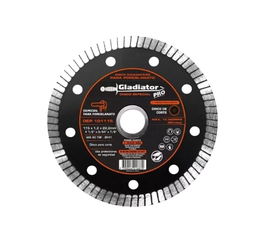 DISCO DIAMANTADO 115 PORCELANATO "RAPTOR"