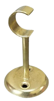 SOPORTE FIJO DE HIERRO BRONCEADO 1/2 ABIERTO (50u)