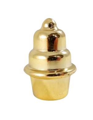 TERMINAL DECORATIVO DORADO 5/8