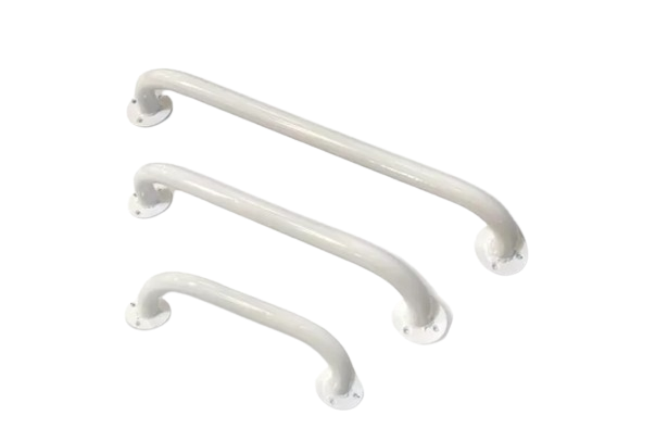 BARRA SEGURIDAD HIERRO 35cm EPOXI BLANCA