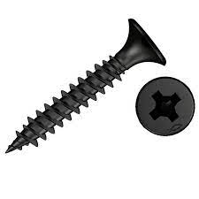 TORNILLO DRYWALL NEGRO P/GRUESO 8x1 1/2" (200u)
