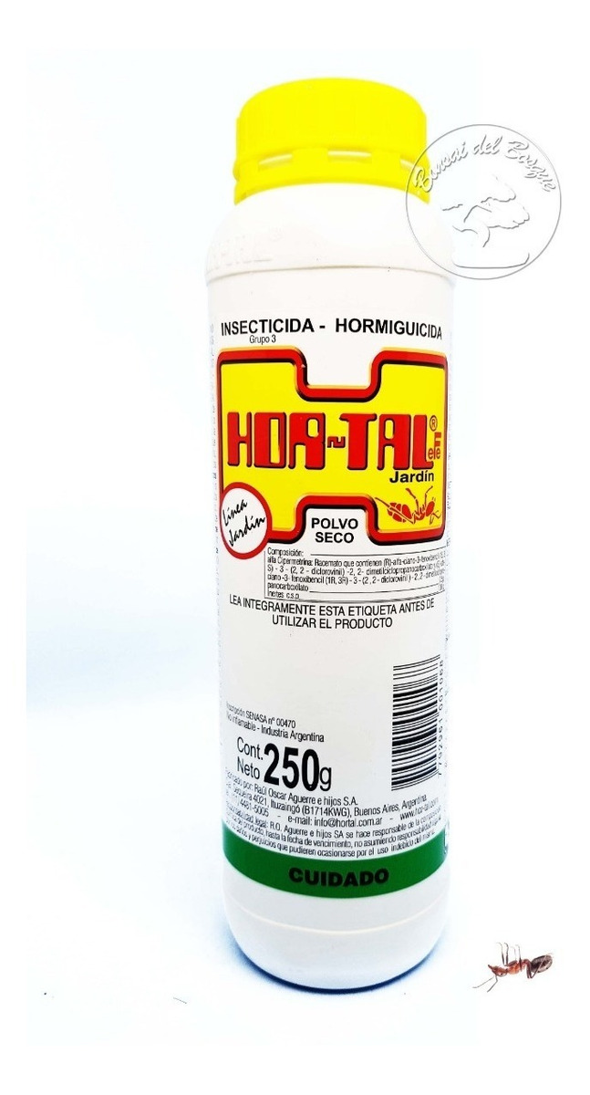 HORMIGUICIDAS POLVO TALQUERA 250 GR "HORTAL"