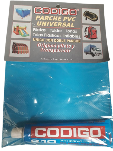 PARCHE PARA PILETA DOBLE 33cc "CODIGO"